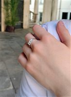 Vicenza - Piazzetta Palladio 2 - Anillo Salvini Mujer Eterea in Oro blanco Diamante 0.75 Ct 20115617 - 20115617